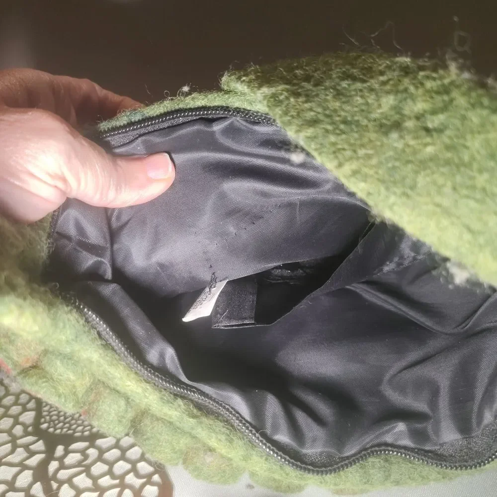 Colorful Felt Shoulder Bag Wool *Condition Issues